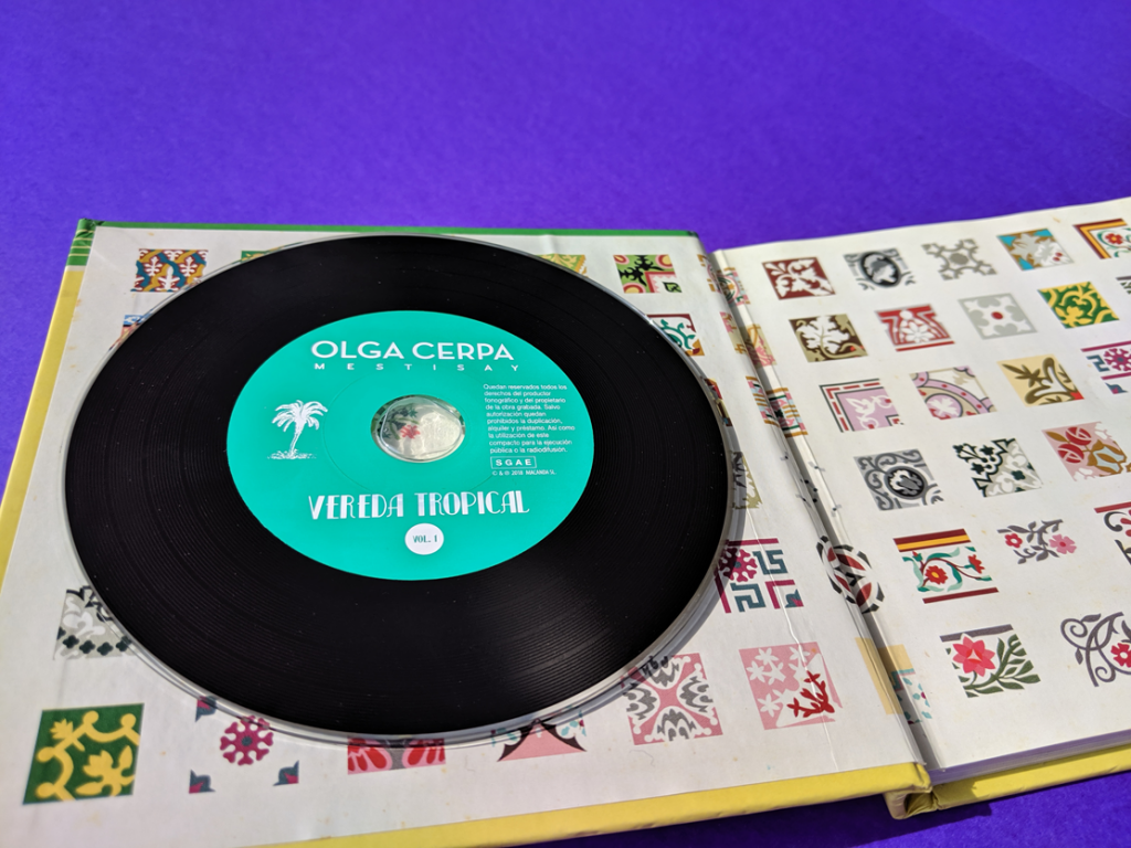 Guardas y label del disco Vereda Tropical