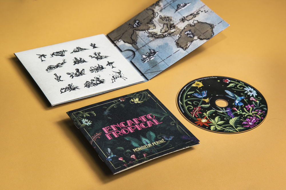 Empaque para cd de Encanto Tropical